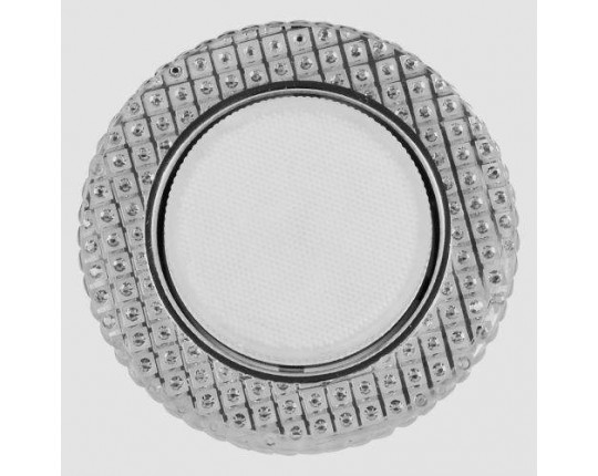 Светильник GX53+LED 4W 4000K, встраиваемый ПОЛИКРИСТАЛЛ CH/CLEAR IL.0028.0303
