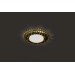 Светильник GX53+LED 4W 4000K, встраиваемый ПОЛИКРИСТАЛЛ CH/CLEAR+GRAY IL.0028.1722