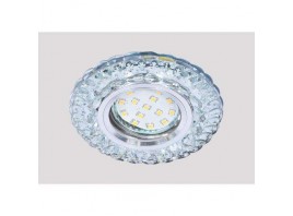 Светильник MR16+LED 3W 4000K встраиваемый ПОЛИКРИСТАЛЛ, AL/CLEAR 8846