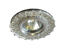 Светильник MR16+LED 3W 4000K встраиваемый ПОЛИКРИСТАЛЛ, AL/CLEAR IL.0027.1503