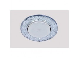 Светильник GX53+LED 4W 4000K, встраиваемый ПОЛИКРИСТАЛЛ CH/CLEAR IL.0028.2103
