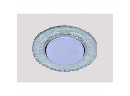 Светильник GX53+LED 4W 4000K, встраиваемый ПОЛИКРИСТАЛЛ CH/CLEAR 8859