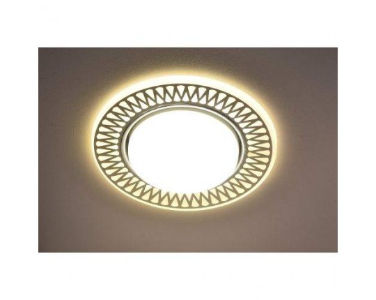 Светильник GX53+LED 4W 4000K, встраиваемый АКРИЛ CH/WH+CH IL.0031.0702