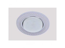 Светильник GX53+LED 4W 4000K, встраиваемый АКРИЛ CH/WH+CH IL.0031.0702
