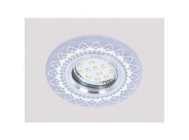 Светильник MR16+LED 3W 4000K, встраиваемый акрил, CH/WH+WH IL.0030.0415