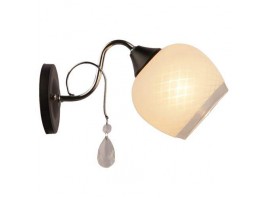 Бра 1*60ВТ Е27, MD.0658-1-W CH+BK