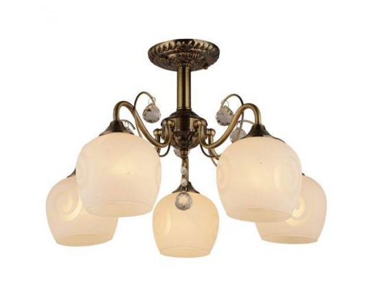 Люстра потолочная 5*60Вт Е27, MD.3080-5-S AB