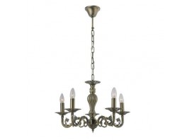Люстра подвесная 5*60Вт Е14, KL.29231-5-P AB