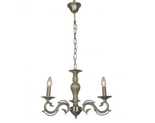 Люстра подвесная 3*60Вт Е14, KL.29212-3-P AB