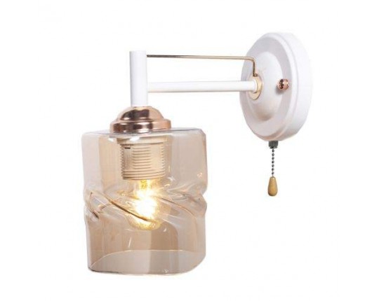Бра 1*60Вт E27, MD.4237-1-W WH+FGD