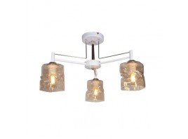 Люстра потолочная 3*60Вт E27, MD.4237-3-S WH+FGD