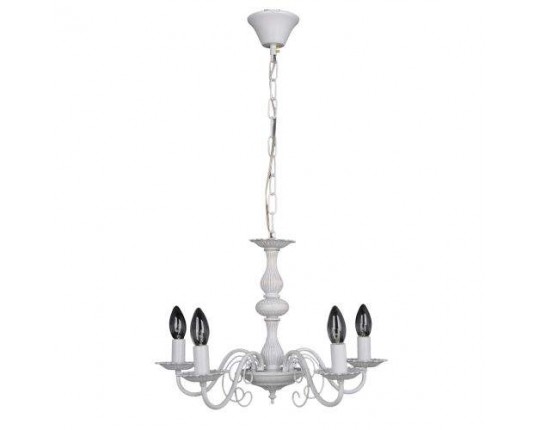 Люстра потолочная 5*60Вт E14, KL.29752-5-P WH