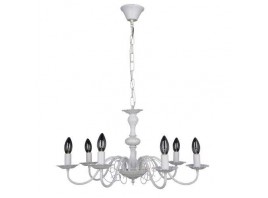 Люстра потолочная 7*60Вт E14, KL.29752-7-P WH