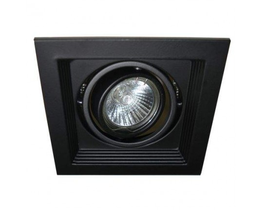 Светильник карданный MR16, 1*50W встраиваемый, GU5.3 BK IL.0006.6100