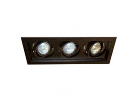 Светильник карданный MR16, 3*50W встраиваемый, GU5.3 BK IL.0006.6300