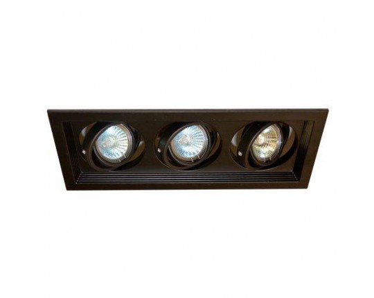 Светильник карданный MR16, 3*50W встраиваемый, GU5.3 BK IL.0006.6300