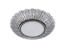 Светильник GX53+LED 4W 4000K, встраиваемый ПОЛИКРИСТАЛЛ CH/CLEAR IL.0028.2003