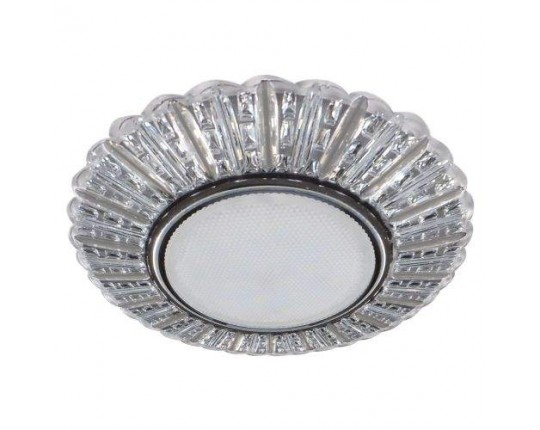 Светильник GX53+LED 4W 4000K, встраиваемый ПОЛИКРИСТАЛЛ CH/CLEAR IL.0028.2003