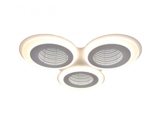 Люстра потолочная LED 65W, пульт ДУ, 3D, Tuya Smart PLC-8003-490