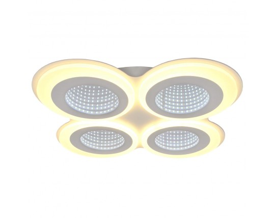 Люстра потолочная LED 85W, пульт ДУ, 3D, Tuya Smart PLC-8004-490