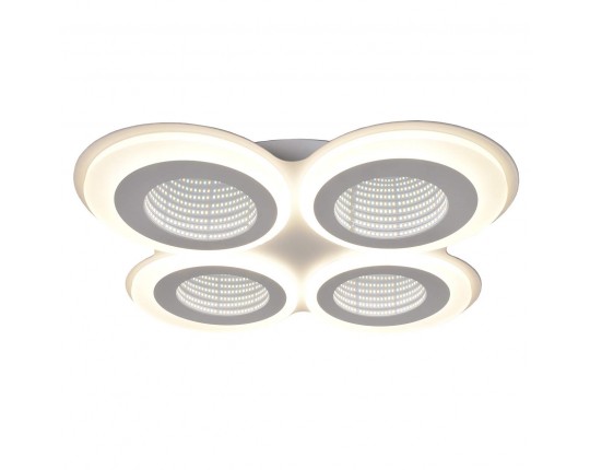 Люстра потолочная LED 85W, пульт ДУ, 3D, Tuya Smart PLC-8004-490