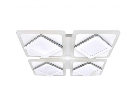 Люстра потолочная LED 105W, пульт ДУ, 3D, Tuya Smart PLC-8005-590