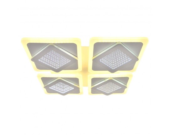 Люстра потолочная LED 105W, пульт ДУ, 3D, Tuya Smart PLC-8005-590