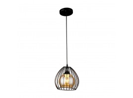 Люстра подвесная 1*60Вт E27 MD.3959-1-P BK