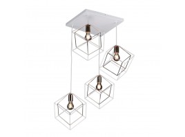 Люстра подвесная 4*60Вт E27 MD.0830-4-P WH+FGD