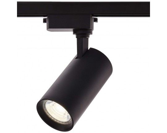 Светильник 30W на однофазный трек 220V, LED 3000K, Черный