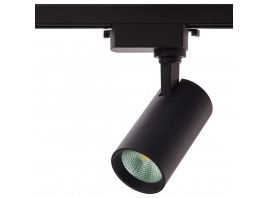 Светильник 15W на однофазный трек 220V, LED 3000K, Черный