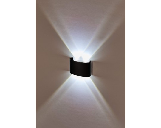 Светильник настенный LED 4x1W 4200K Черный 220V IP54