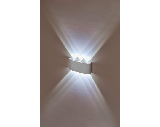 Светильник настенный LED 6x1W 4200K Белый 220V IP54 IL.0014.0001-6 WH