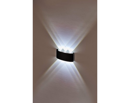 Светильник настенный LED 6x1W 4200K Черный 220V IP54 IL.0014.0001-6 BK