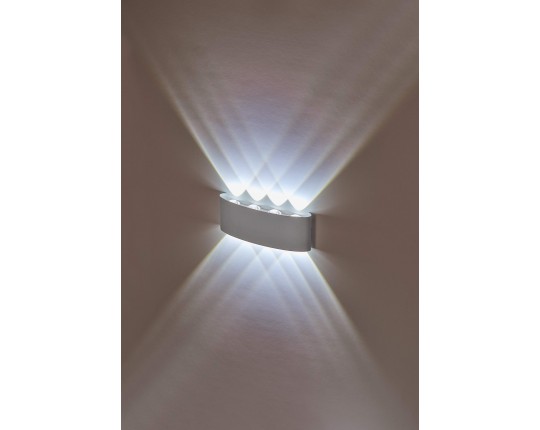 Светильник настенный LED 8x1W 4200K Белый 220V IP54 IL.0014.0001-8 WH