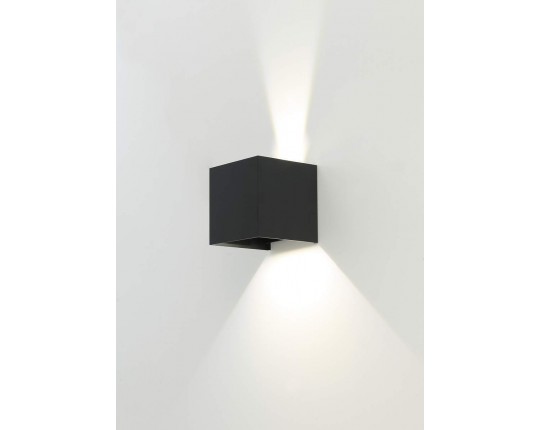 Светильник настенный LED 2*3W 4000K Черный 220V IP54