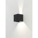 Светильник настенный LED 2*3W 4000K Черный 220V IP54