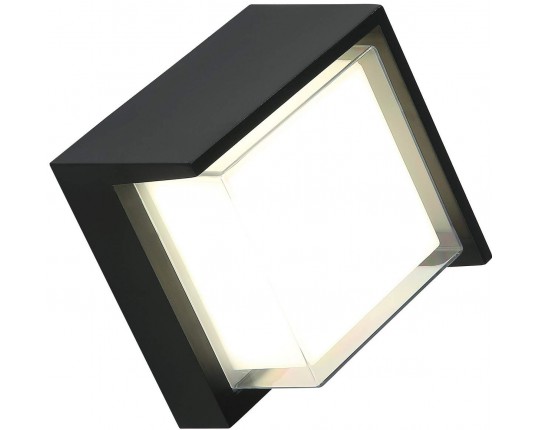 Светильник настенный LED 12W 4000K Черный 220V IP54