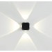 Светильник настенный LED 4*2W 4000K Черный 220V IP54