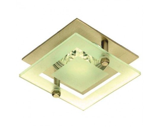 Светильник MR16 встраиваемый со стеклом GU5.3 50W SB