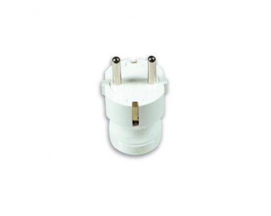 Вилка с заземлением, прямая. 16А 250V WPG 0410