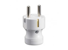 Вилка с заземлением, прямая. 16А 250V WPG 0410