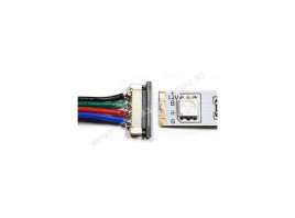 Токоподвод   для LED ленты 5050, IP20 RGB