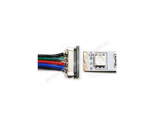 Токоподвод   для LED ленты 5050, IP20 RGB