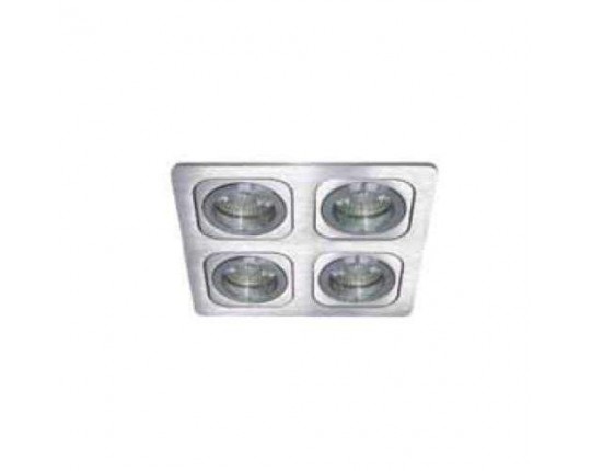 Светильник MR16 встраиваемый GU5.3 4x50W AL