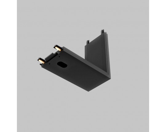 L- соединитель внутренний для ультратонкого магнитного шинопровода трековой системы UT25 48В, Черный IL.0007.3005 BK