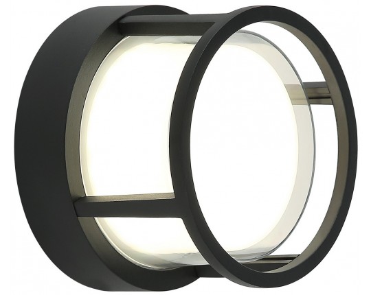 Светильник настенный LED 12W 4000K Черный 220V IP54 IL.0014.0015 BK