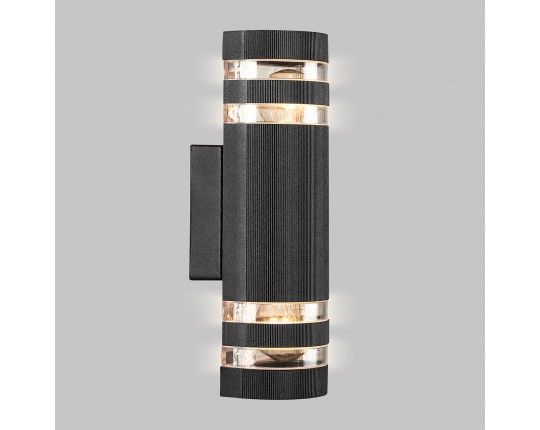 Светильник уличный настенный E27 2*60W Черный 220V IP54 IL.0014.0025-2-BK