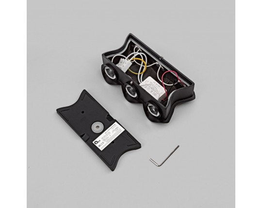 Светильник настенный LED 6x1W 4200K Черный 220V IP54 IL.0014.0019-6-BK