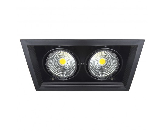 Светильник карданный LED 2*20W встраиваемый, BK IL.0006.2200